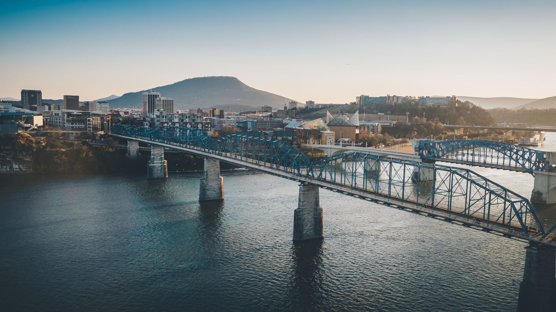 Walnut Street Bridge, real estate work by Tretheway Media